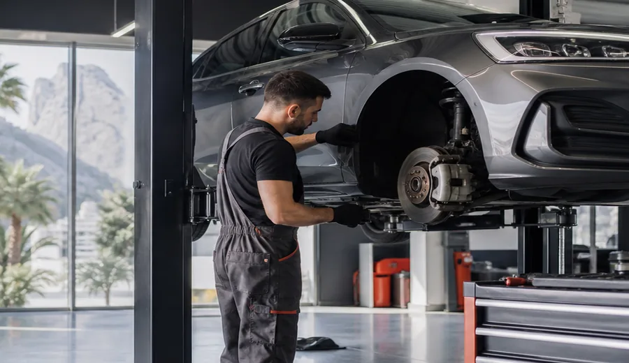 Araç motor bakım işlemi